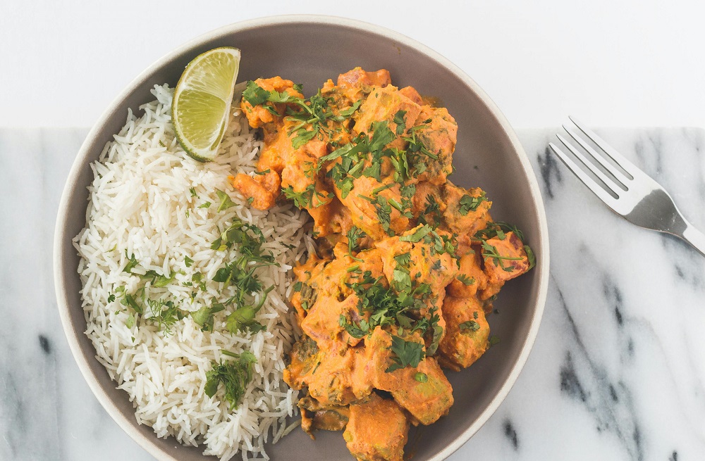 Chicken and lentil curry