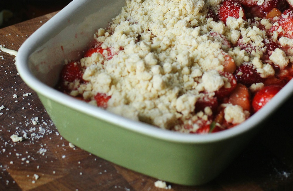 Fruit crumble