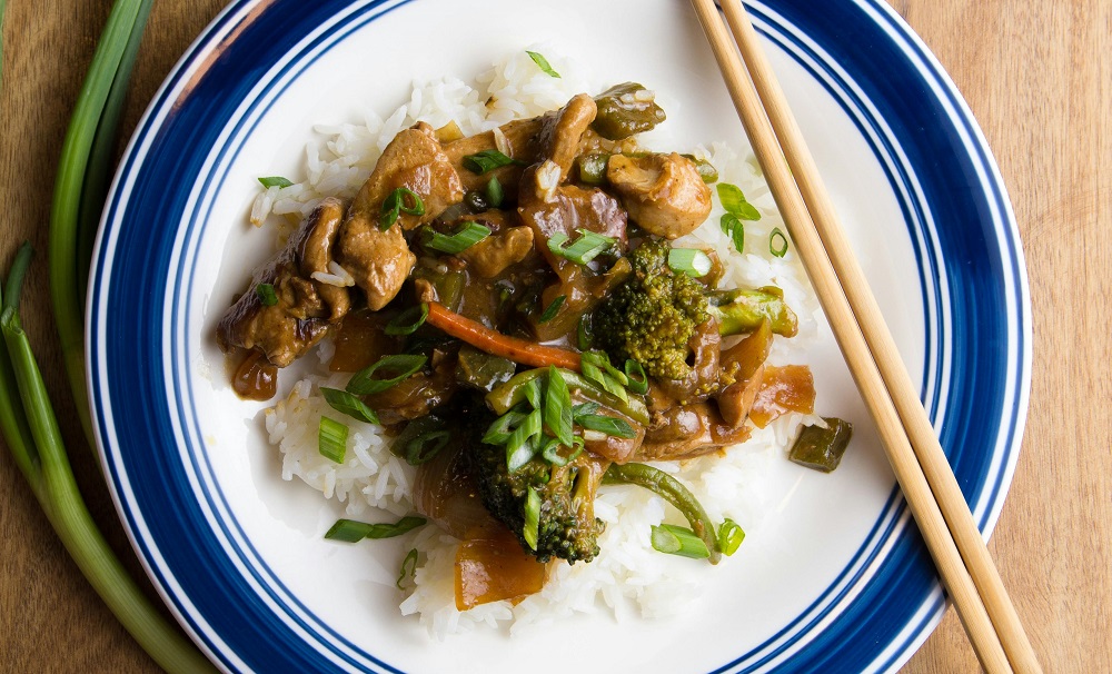 Lamb and broccoli stirfry