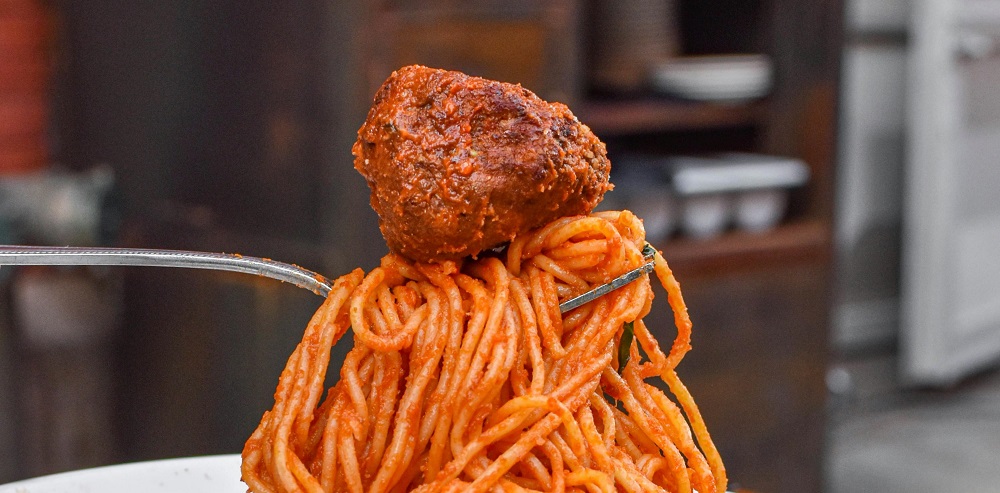 Meatballs with spaghetti